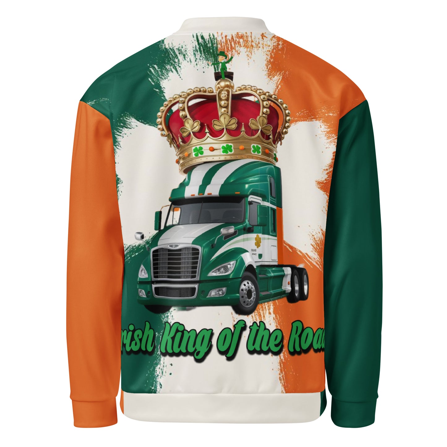 Bomber Jacket Irish King of the Road US Truck Design