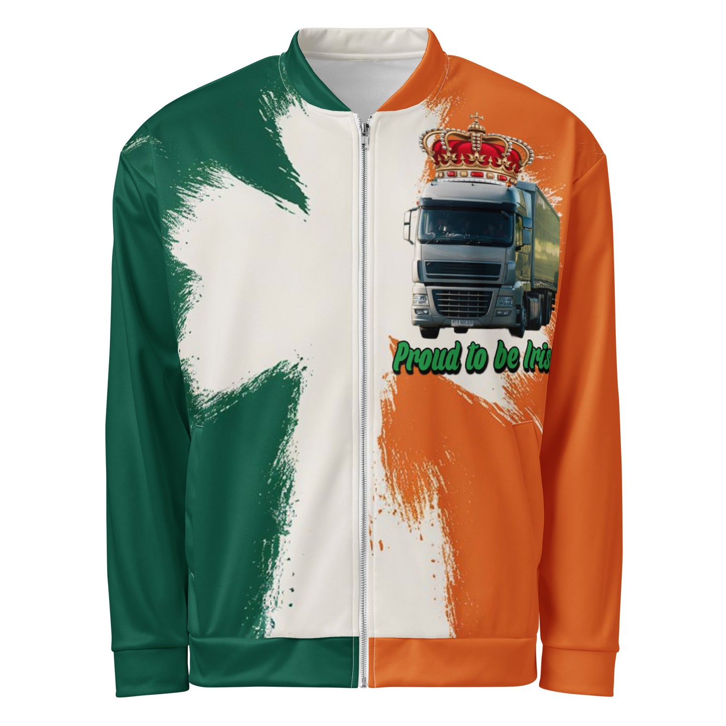 Bomber Jacket Irish King of the Road European Truck Design