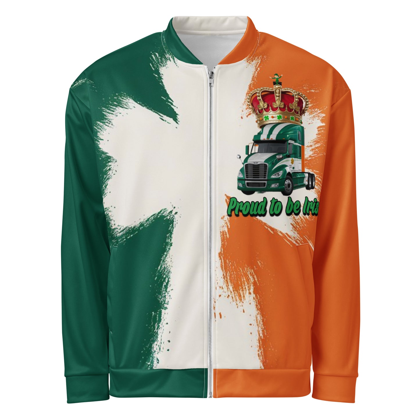 Bomber Jacket Irish King of the Road US Truck Design