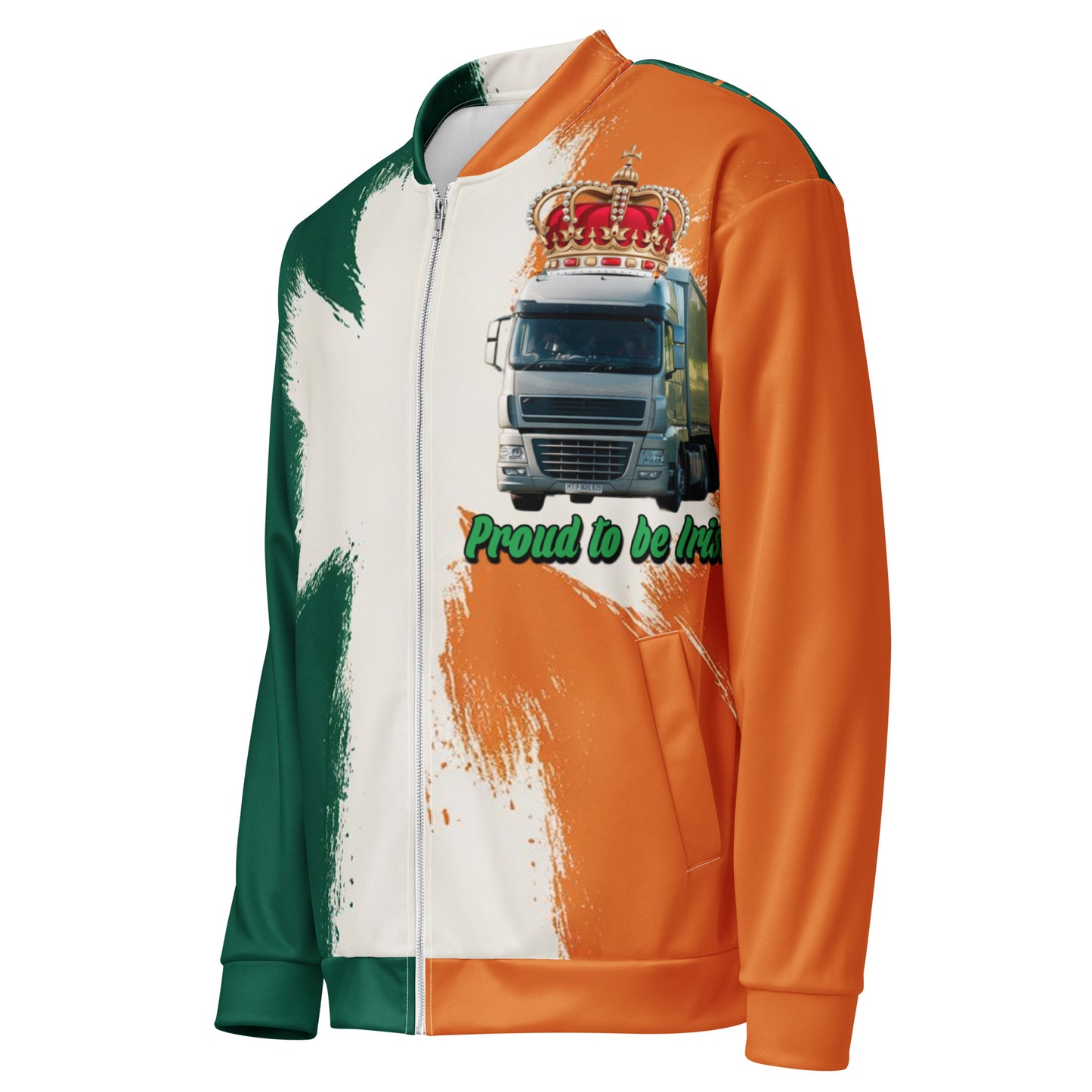 Bomber Jacket Irish King of the Road European Truck Design
