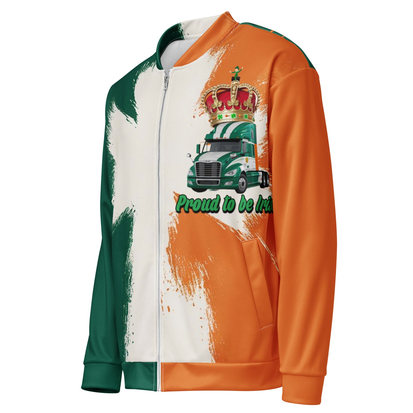 Bomber Jacket Irish King of the Road US Truck Design