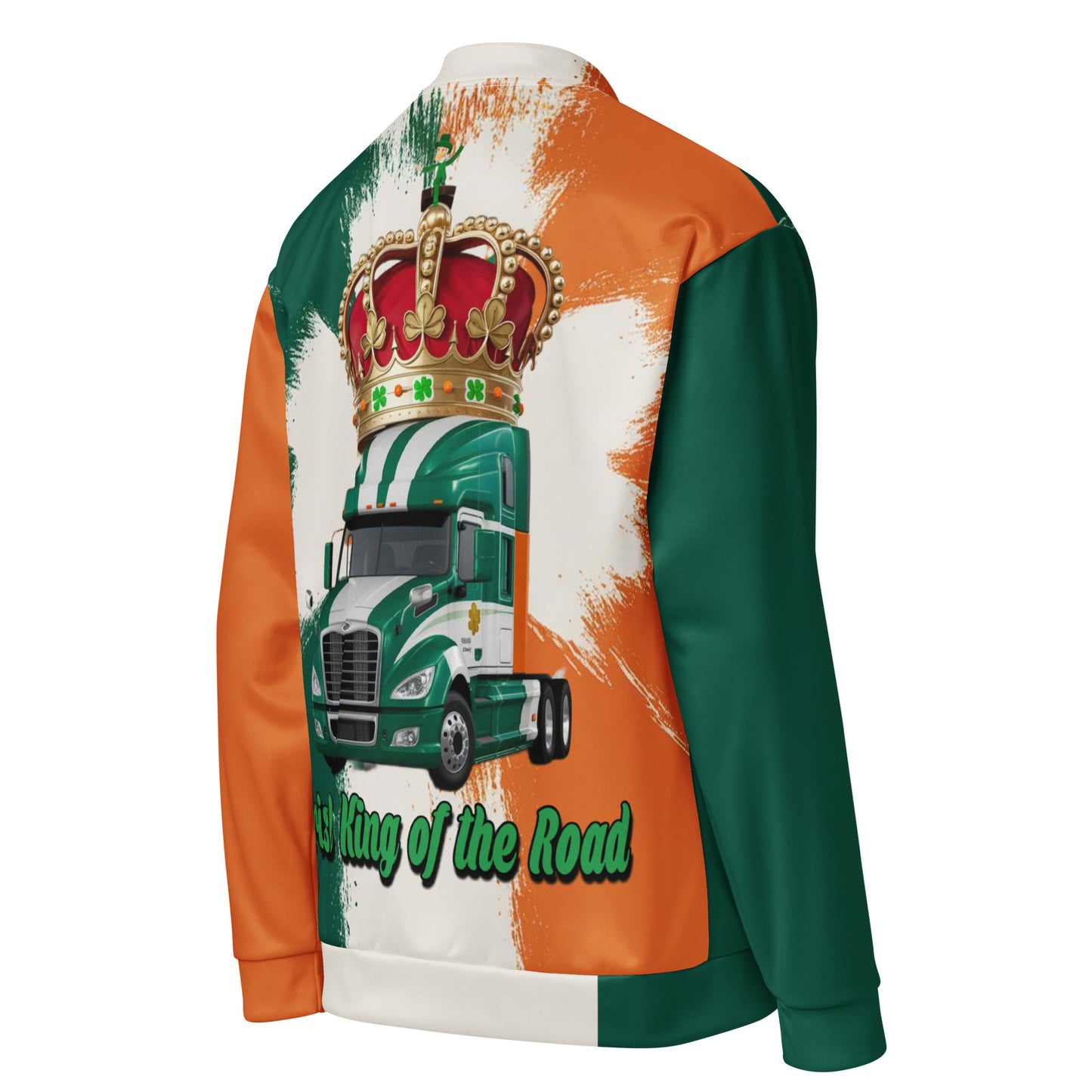 Bomber Jacket Irish King of the Road US Truck Design