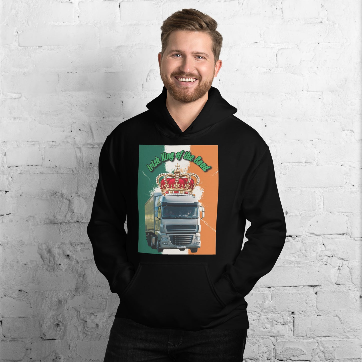 Hoodie Irish King of the Road European Truck Design