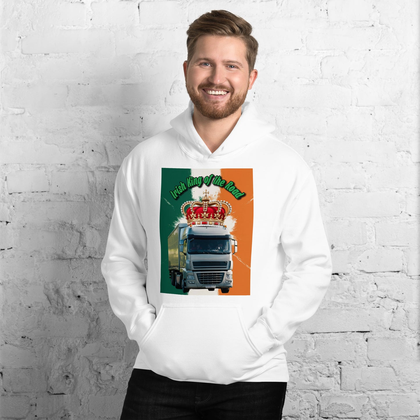 Hoodie Irish King of the Road European Truck Design